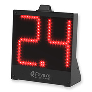 Tabellone pannello indicatore visualizzatore 24 e 30 secondi per pallacanestro basket e pallanuoto (front)